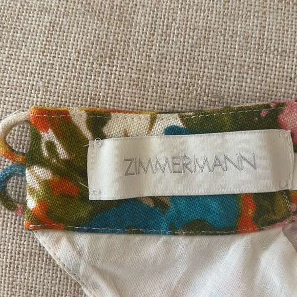 Zimmerman floral crop top..multi color..Size small - Picture 4 of 4